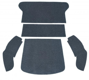 carpet grau Teppichsatz Innenraum hinter Sitze VW Käfer 8.64 -7.72 Käfer Innenaustattung
